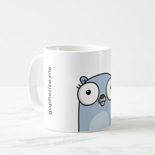 Offizielle Gopherize.me Tasse (Vorderseite Links)