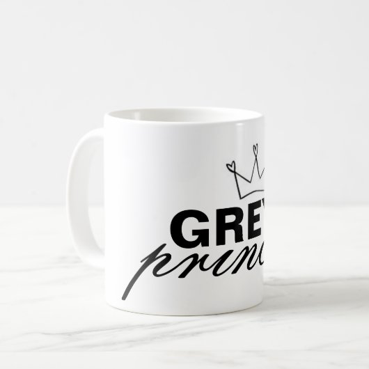Offizielle graue Princesa Tasse (Vorderseite Links)