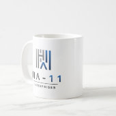 Offizielle HA-Eleven Unternehmen, LLC-Kaffee-Tasse Kaffeetasse (Vorderseite Links)