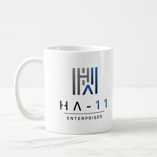 Offizielle HA-Eleven Unternehmen, LLC-Kaffee-Tasse Kaffeetasse (Links)