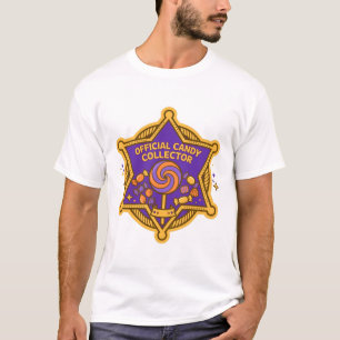 Offizielle Halloween-Abzeichen-Kunst für Candy Col T-Shirt