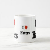 Offizielle "ich Liebe Haters-" Kaffee-Tasse Kaffeetasse (Mittel)