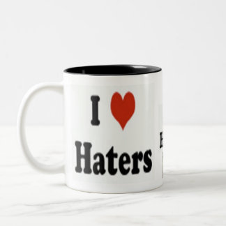 Offizielle "ich Liebe Haters-" Kaffee-Tasse Zweifarbige Tasse