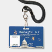  Offizielle Illuminati-Mitgliedskarte Ausweis (Vorderseite mit Schlüsselband)