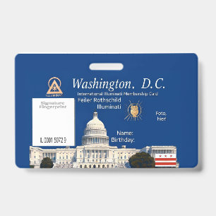  Offizielle Illuminati-Mitgliedskarte Ausweis