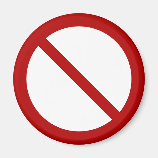 Offizielle internationale Nummer ISO 3864-1 Magnet (Vorne)