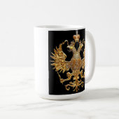 OFFIZIELLE kaiserliche russische Kaffeetasse (VorderseiteRechts)