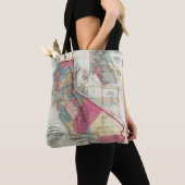 Offizielle Karte des Staat von Kalifornien Tasche (Von Nahem)