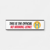 Offizielle, keine Peitschzone Emoji Wand hängt Türschild (Vorderseite )