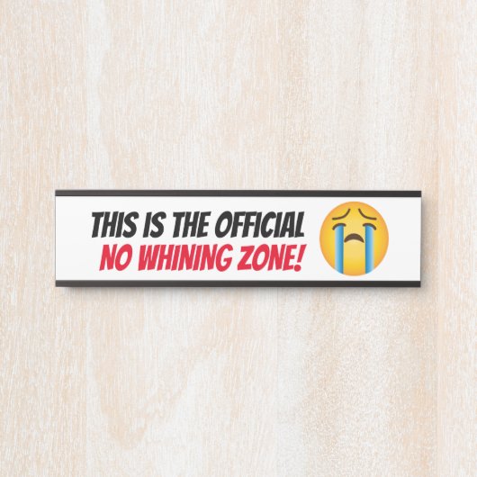 Offizielle, keine Peitschzone Emoji Wand hängt Türschild (Vorderseite )