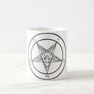 Offizielle Kirche von Satan Sigil von Baphomet Kaffeetasse
