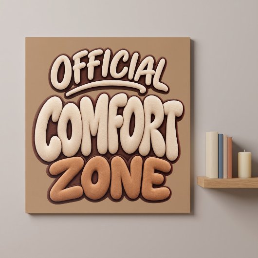 Offizielle Komfortzone Lustig Poster
