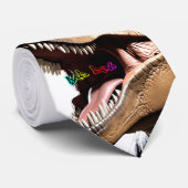 Offizielle Krawatte BAD Dino (Gerollt)