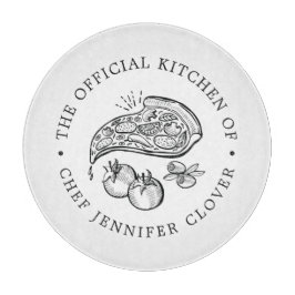 Offizielle Küche | Pizza Themed Schneidebrett