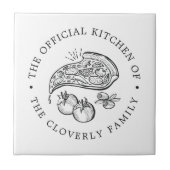 Offizielle Küche | Pizza Themed Serving Fliese (Vorderseite)