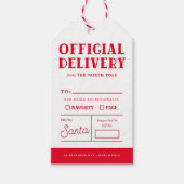 Offizielle Liefertermine - Begleitheitsmarken Geschenkanhänger (Vorderseite)