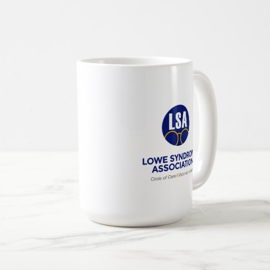 Offizielle LSA-Ware - Kaffee-Tasse Kaffeetasse (VorderseiteRechts)