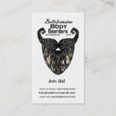 Offizielle Mann-Karten! Visitenkarte (Rückseite)