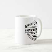 Offizielle Mansplainer-Tasse Kaffeetasse (VorderseiteRechts)