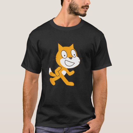 Offizielle Maskottchen-Katze T der Scratch-Program T-Shirt (Vorderseite)