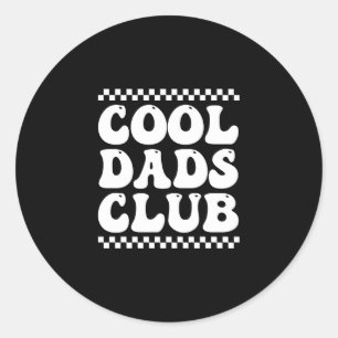 Offizielle Mitglieder Cool Vater Club Daddy Funny  Runder Aufkleber