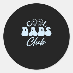 Offizielle Mitglieder Cool Vater Club Funny Daddy Runder Aufkleber