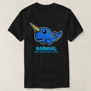Offizielle NARWHAL (100% Unicorn, wenn es zählt) T-Shirt