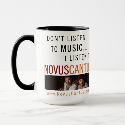 Offizielle Novus Cantus Tasse (große 15oz!) (Links)