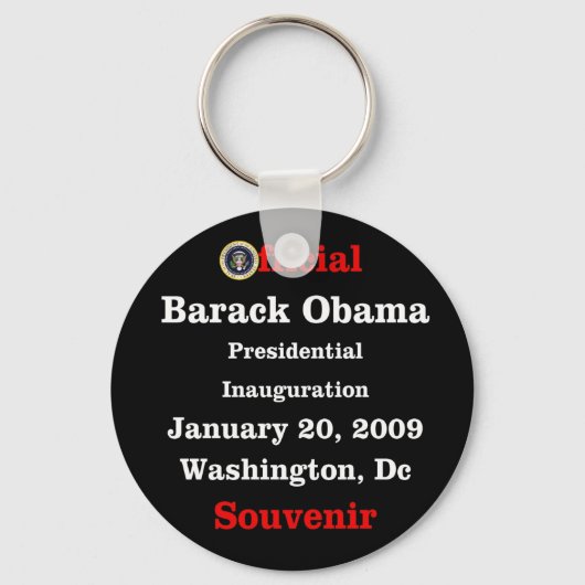 Offizielle Obama Einweihung Souvenirgeschenke Schlüsselanhänger (Vorderseite)