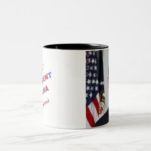 Offizielle Obama-Einweihungs-Andenken Zweifarbige Tasse (Mittel)