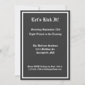 Offizielle OG-Einladung zum Geburtstag Einladung (Rückseite)