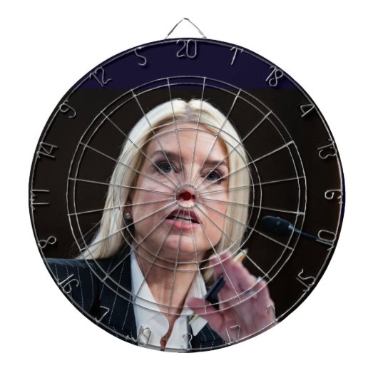 offizielle Pam Bondi Dartscheibe (vorne)