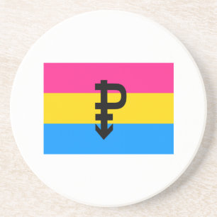 OFFIZIELLE PANSEXUELLE PRIDE-FLAGGE UNTERSETZER