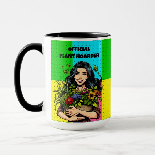 Offizielle Pflanze | Funny Houseplant Addict Tasse (Links)