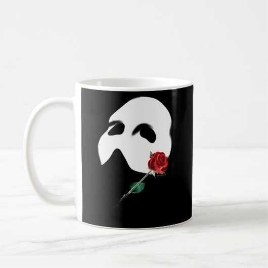 Offizielle "Phantom-Rose der Oper" Kaffeetasse (Links)