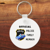 Offizielle Polizeifamilie Schlüsselanhänger (Vorderseite)