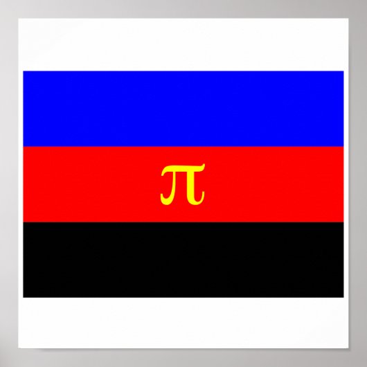 OFFIZIELLE POLYAMORIE-PRIDE-FLAGGE POSTER (Vorne)