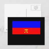 OFFIZIELLE POLYAMORIE-PRIDE-FLAGGE POSTKARTE (Vorne/Hinten)