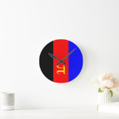 OFFIZIELLE POLYAMORY PRIDE FLAG -.png Runde Wanduhr (Zuhause)