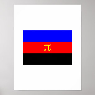 OFFIZIELLE POLYAMORY STOLZ-FLAGGE POSTER