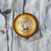 Offizielle Reinigungs-Fee qualifizierter Button (Beispiel)