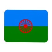 Offizielle Romany flag Magnet (Horizontal)