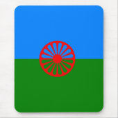 Offizielle Romany flag Mousepad (Vorne)