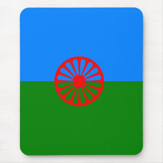 Offizielle Romany flag Mousepad (Vorne)