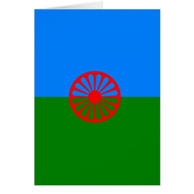 Offizielle Romany-Sinti und Romaflagge (Vorne)