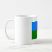 Offizielle Romany-Sinti und Romaflagge Kaffeetasse (Links)