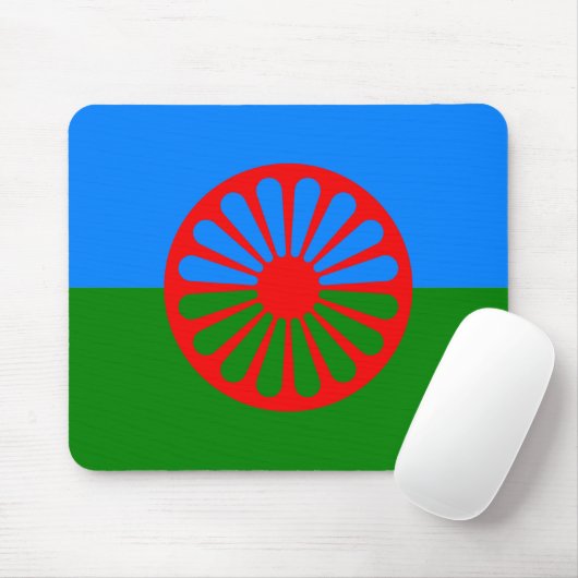 Offizielle Romany-Sinti und Romaflagge Mousepad (Mit Mouse)