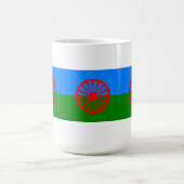 Offizielle Römische Sinti und Roma-Flagge Kaffeezu Kaffeetasse (Mittel)