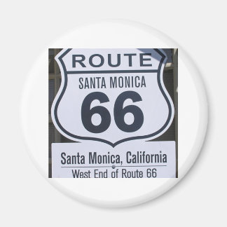 Offizielle Route 66 Endzeichen Santa monica Magnet