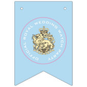 OFFIZIELLE Royal Wedding Watch Party Bunting Fahne Wimpelkette (Erste Fahne)